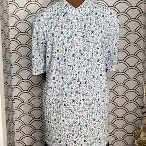 Johnnie- O Hanging Out Patterned Shirt- size Large